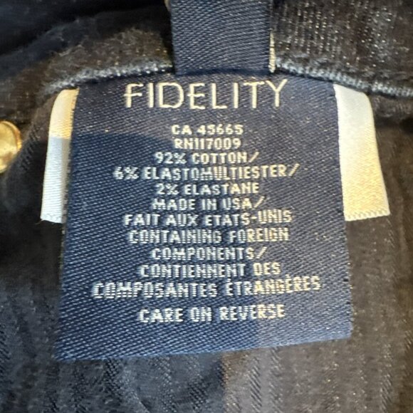 Fidelity jeans women 28 25 dark wash lily high boot dark wash excel rinse - Picture 11 of 12